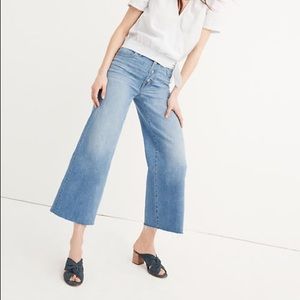 Madewell Wide-Leg Crop Jeans